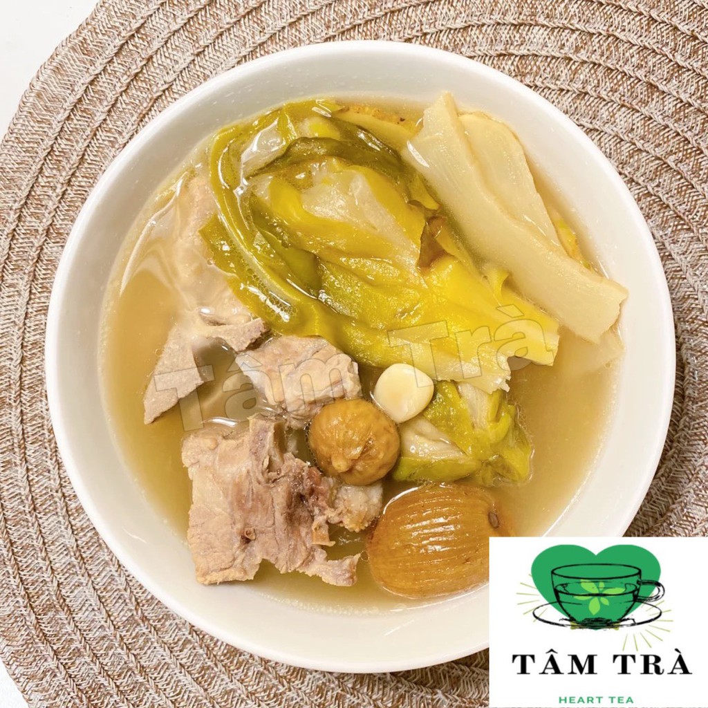 Canh Hoa Bá Vương - Canh Hoa Bá Vương Dừa Biển -Gói Canh Thảo Dược - Nguyên liệu hầm canh -Tâm Trà