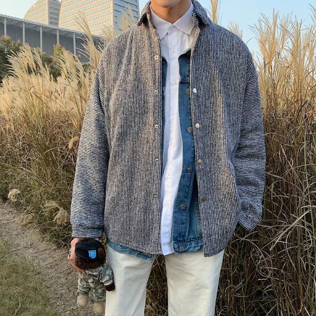 Áo sơ mi khoác nam hàn quốc phong cách ulzzang | BigBuy360 - bigbuy360.vn