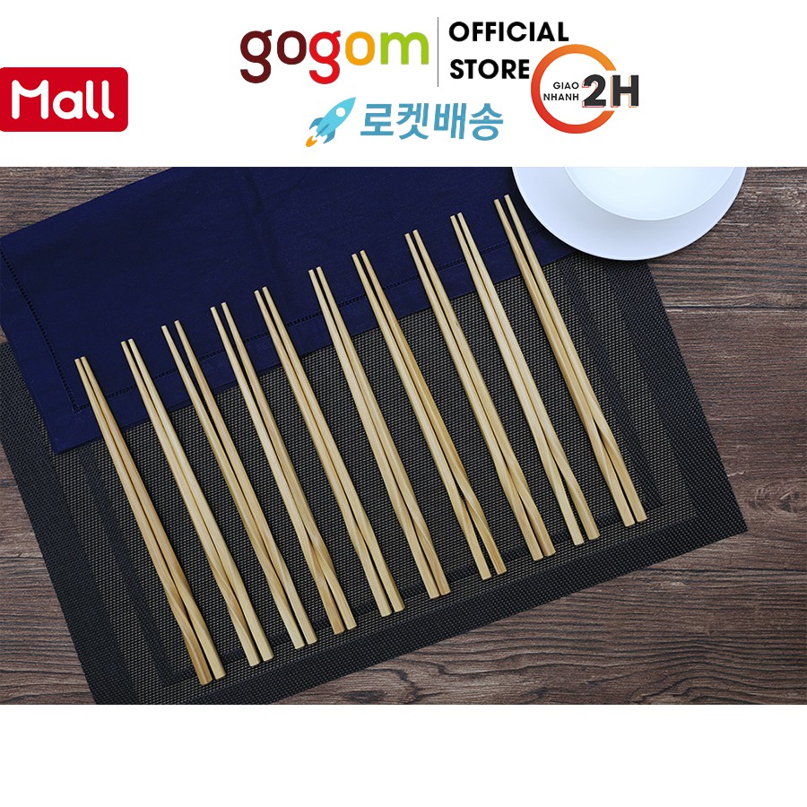 Bộ 10 đôi đũa tre DMX DMI032 GOGOM033