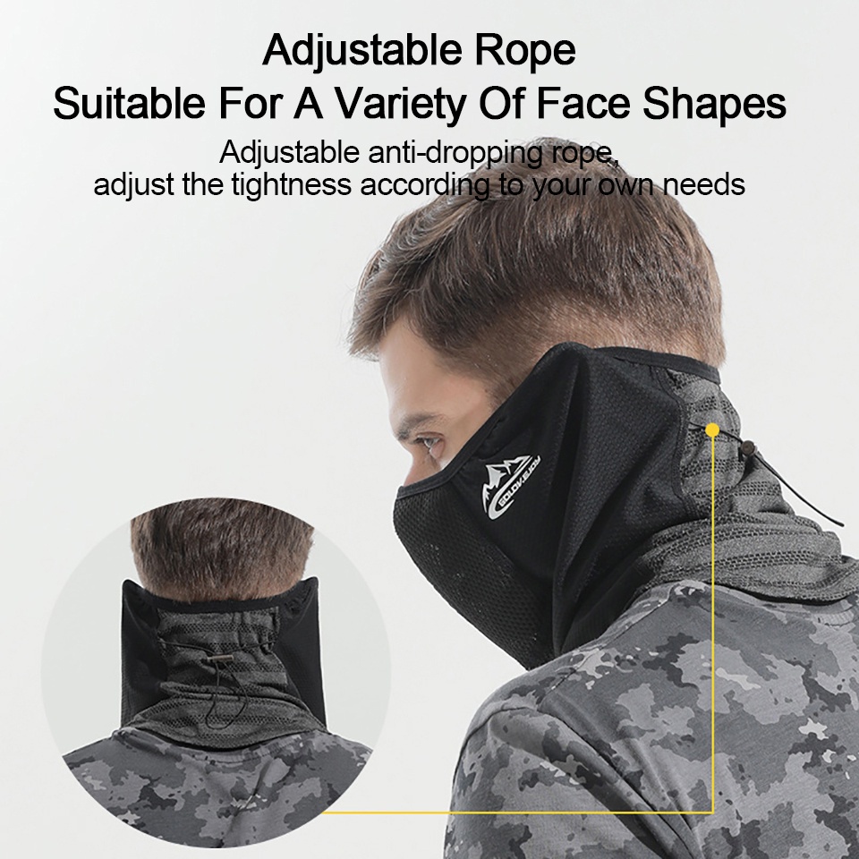 Khẩu Trang Che Mặt Chống Tia UV Chắn Gió Thoáng Khí Tiện Dụng