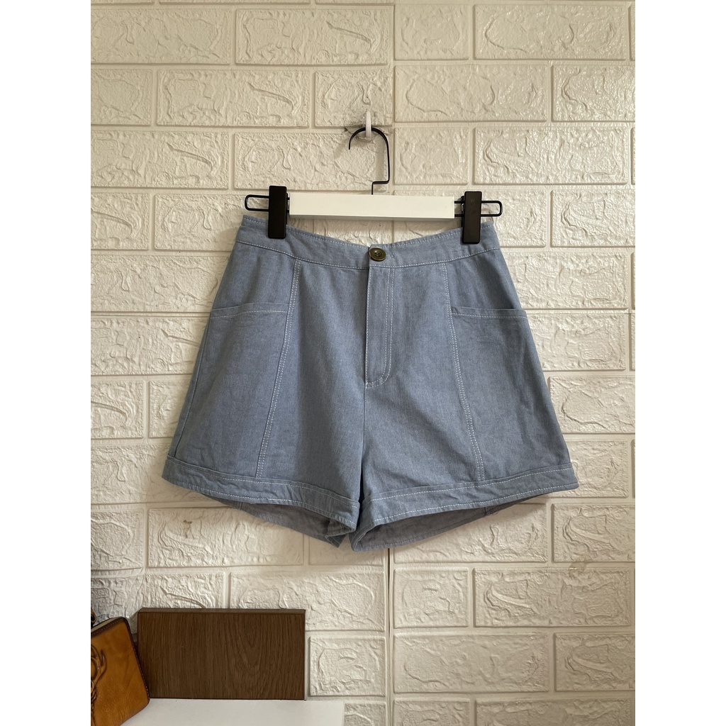 Quần short denim mềm