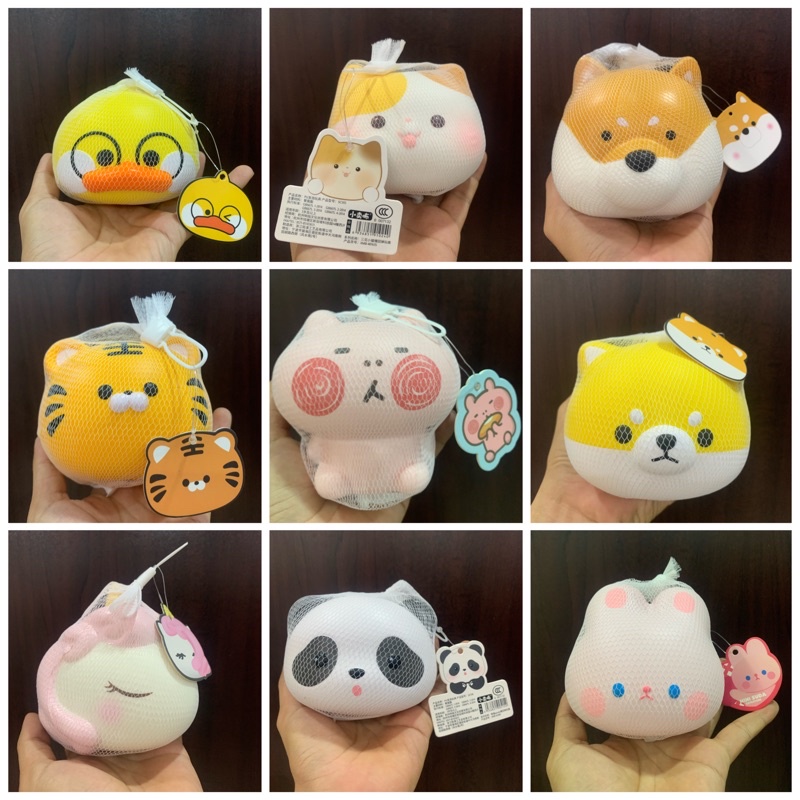 Squishy Chính Hãng Chậm Tăng Đồ Chơi Giảm Stress Squishi Toby và nhiều mẫu dễ thương