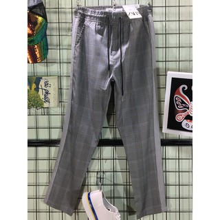Quần Vải Baggy Nam Cao Cấp - Caro 4