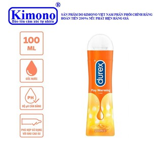 Gel bôi trơn Durex Play Warming 100ml