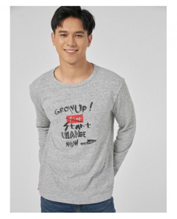 [WABRCNF141 - 10% tối đa 30K - ĐH từ 99K]Áo phông nam dài tay in hình 8TL19C002 Canifa