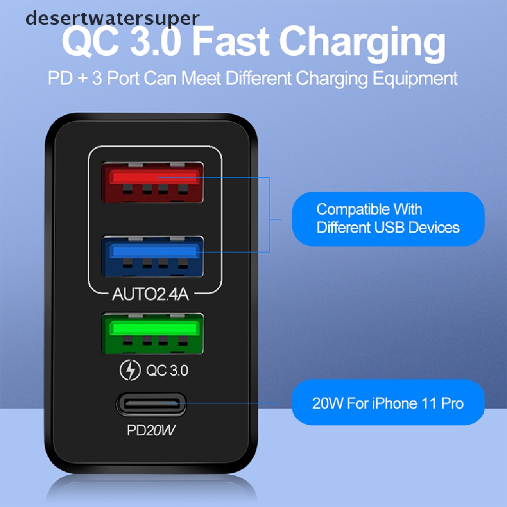 DSVN 3.0 PD USB Charger 20W USB Type C Fast Charger Mobile Phone Charge Chargers .