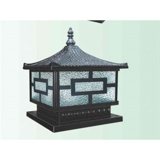 Đèn trụ cổng ngoài trời D250 mái ngói nhiều mẫu HB6040