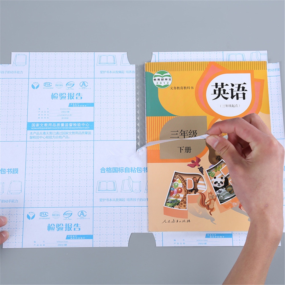 Bộ 30/10 Miếng Dán Trong Suốt Mặt Nhám Chống Thấm Nước Cho Học Sinh