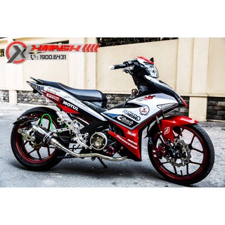 Decal Tem Trùm Xe Exciter 150 Mẫu Recaro