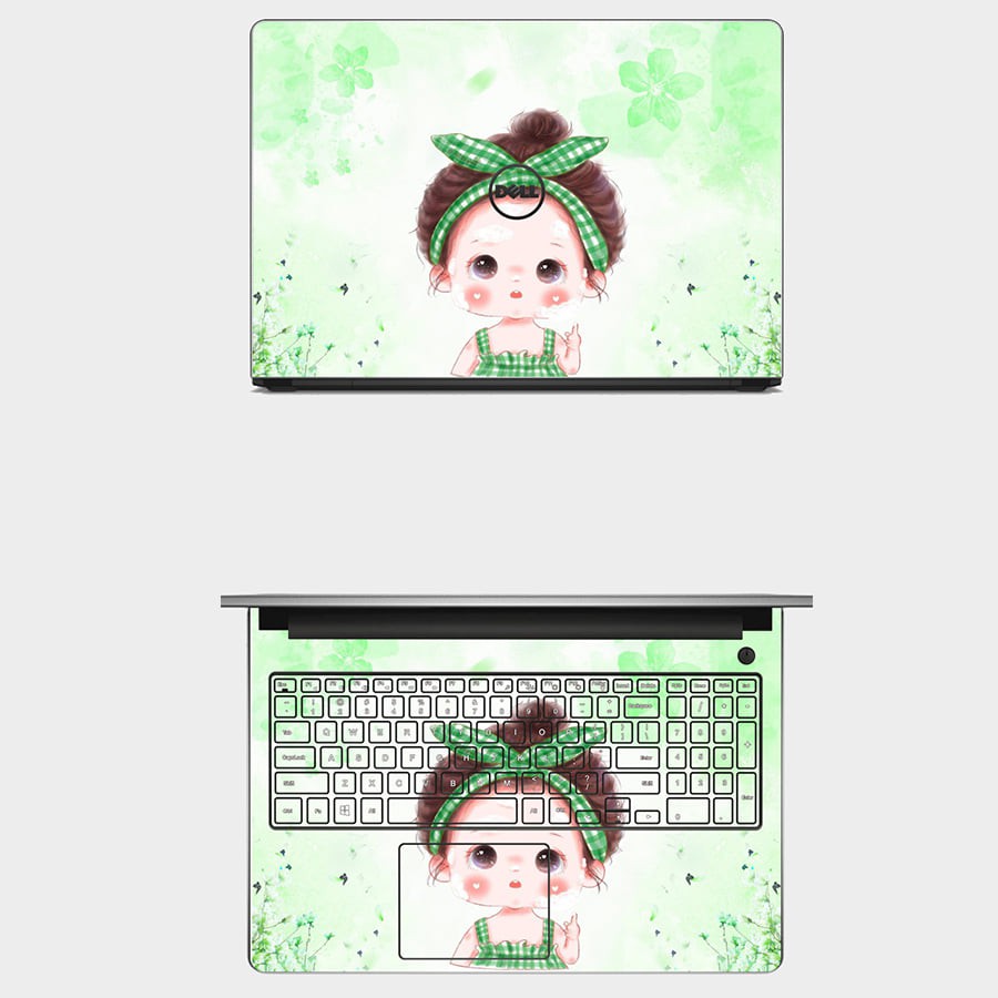 Skin Laptop cute dễ thương in theo yêu cầu dành cho tất cả các dòng máy - miếng dán laptop decal dán máy tính laptop