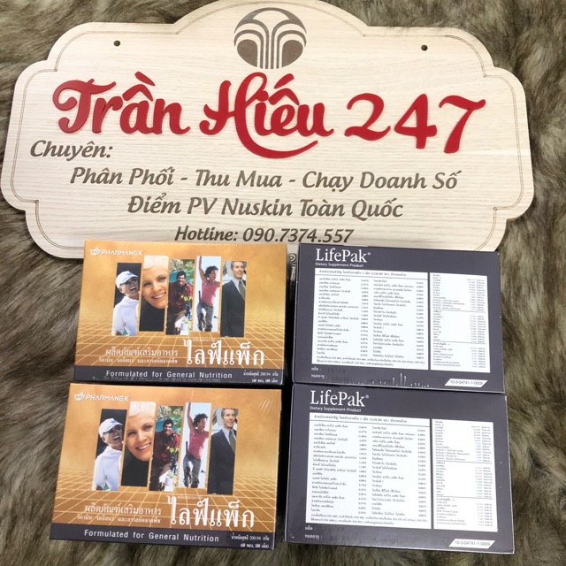 LIFEPAK NUSKIN THỰC PHẨM BỔ SUNG DINH DƯỠNG - VITAMIN