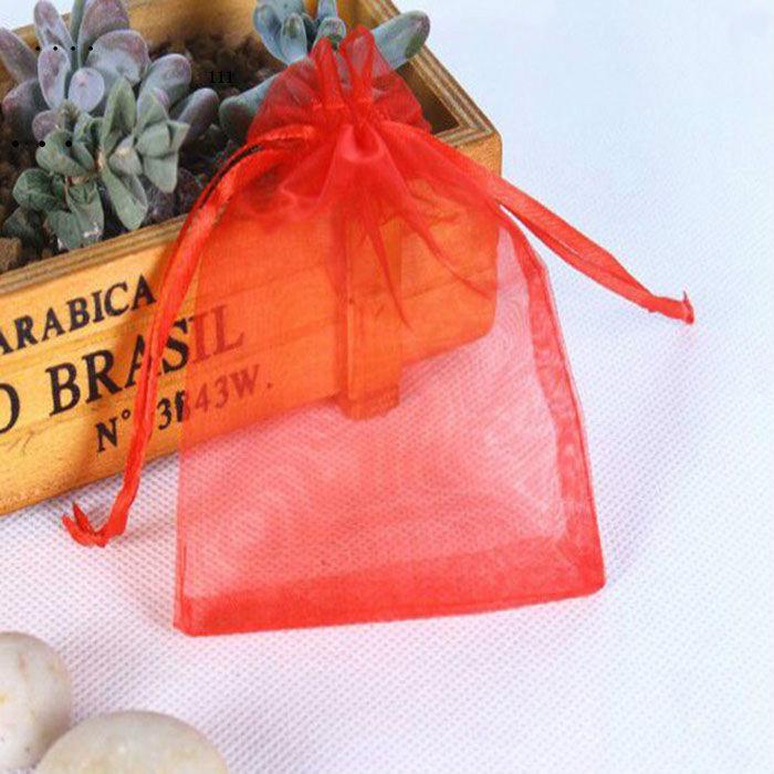 10 chiếc của 13 * 18cm organza túi trang sức bao bì gạc trong suốt và tỏa sáng túi kẹo đám cưới nhỏ những thứ quà tặng túi đám cưới túi nhỏ