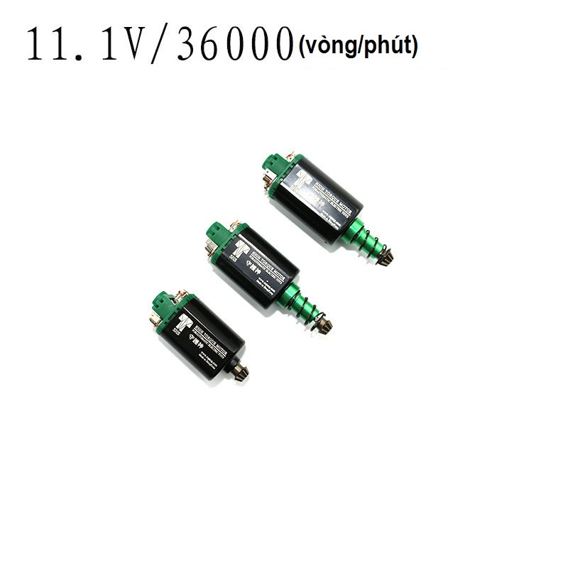 Motor SHS xanh 460/480 trục ngắn và dài 36000v