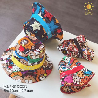 Mũ họa tiết đủ màu cho bé , mũ style cho trẻ em