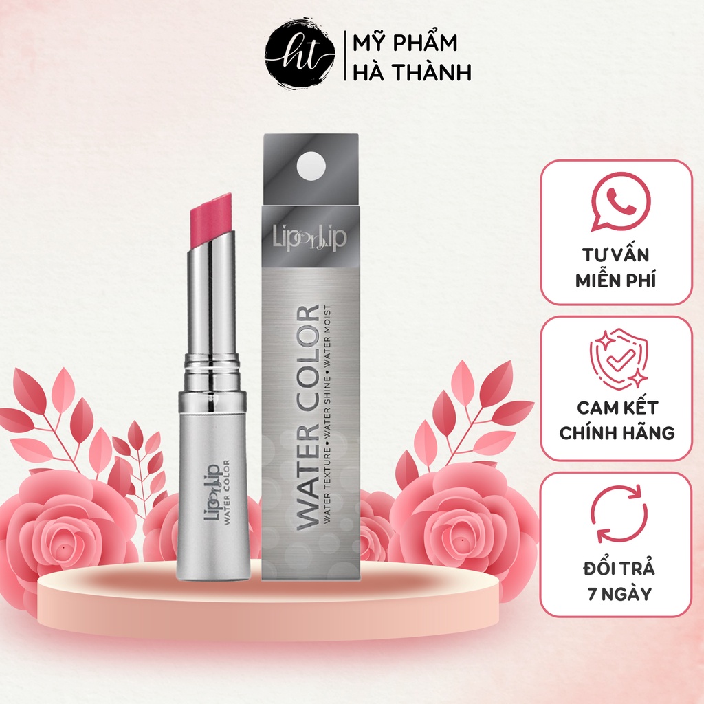 Son Trang Điểm Dưỡng Tối Ưu Lip On Lip Water Color 2,2g Hàng Chính Hãng Mềm Môi Dưỡng Ẩm Lâu Phai - HT085