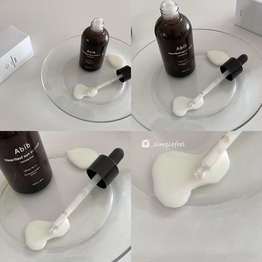 Tinh Chất Chống Nắng Làm Dịu Da Abib Heartleaf Sun Essence Calming Drop 50ml