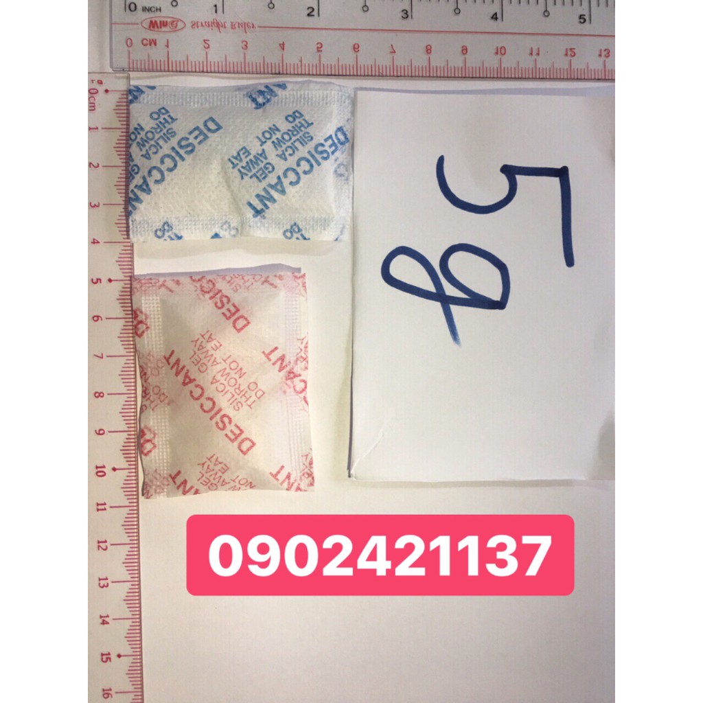 Gói hút silicagel loại 5gr_60k/50 gói (giá cũ 80k)