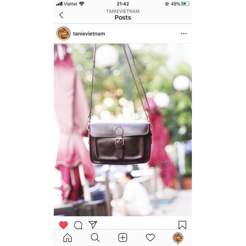 Túi da vintage chống sốc đựng máy ảnh