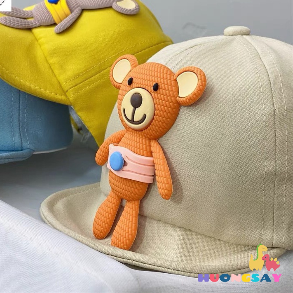 MŨ GẤU TEDDY CHO BÉ TRAI BÉ GÁI ĐI HỌC ĐI CHƠI