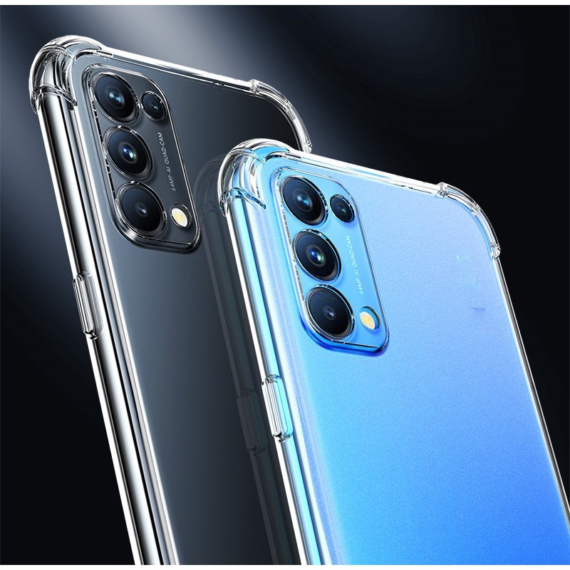 Ốp Điện Thoại Mềm Trong Suốt Bảo Vệ Cho Oppo Reno8 4g reno7 4G reno4 reno5  reno 10 5g ốp lưng oppo reno 8t 5g