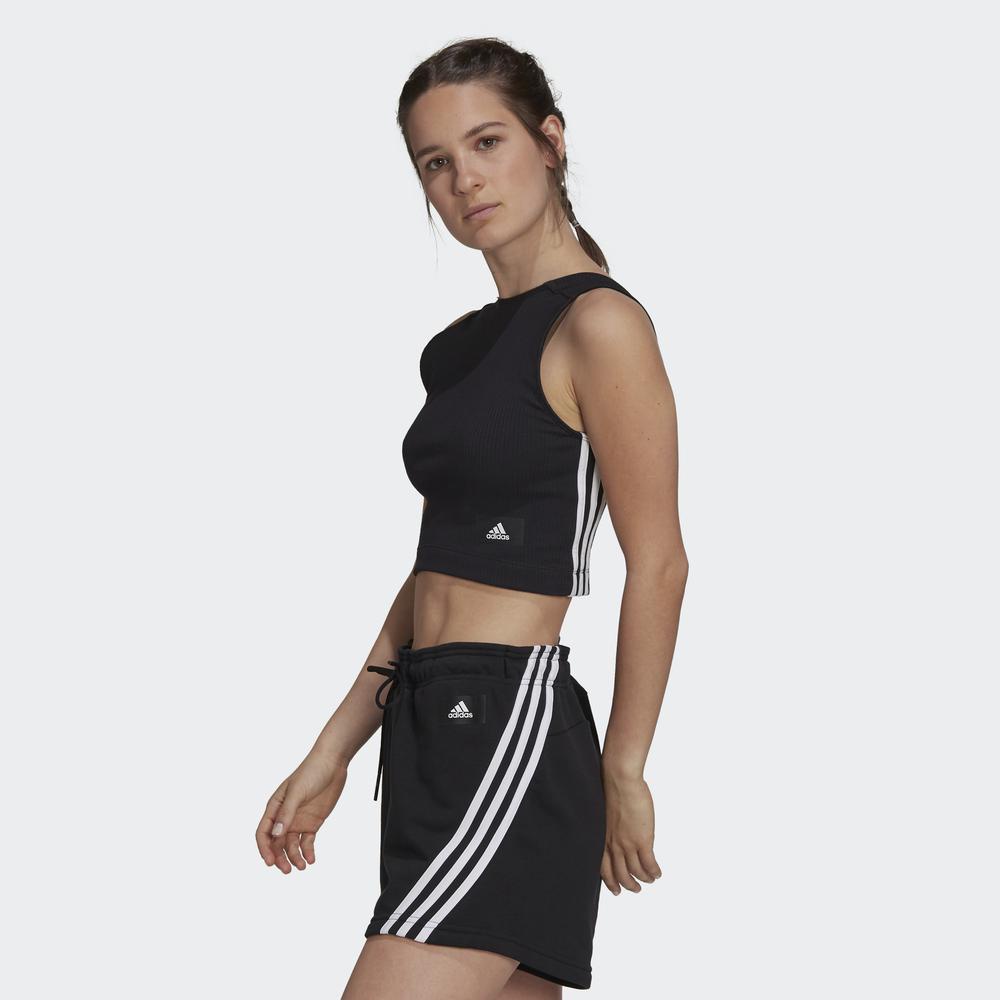 Áo Tank Top adidas Nữ Áo Tank Top Lửng Thun Gân adidas Sportswear Màu đen H24179