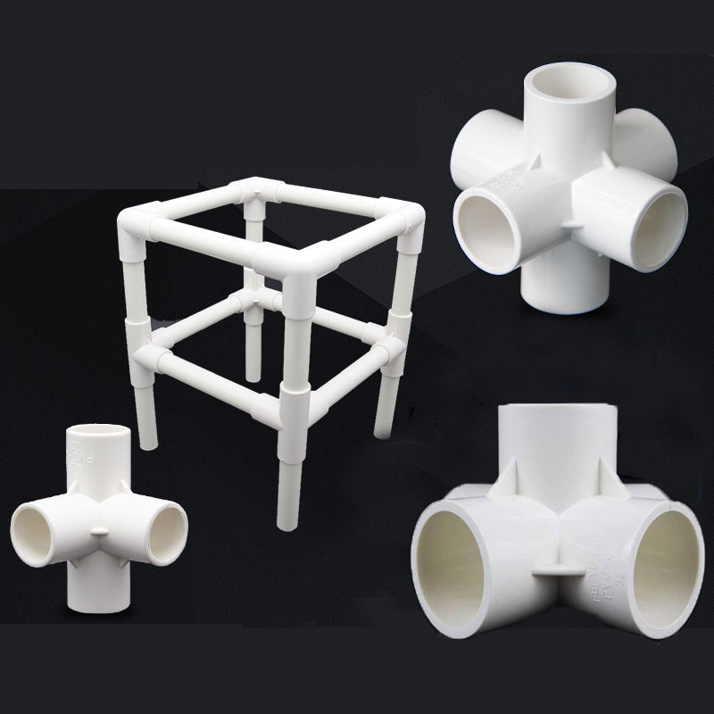 Phụ kiện đầu nối ống nước bằng nhựa PVC 3/ 4/ 5/ 6 cổng 20/ 25/ 32mm