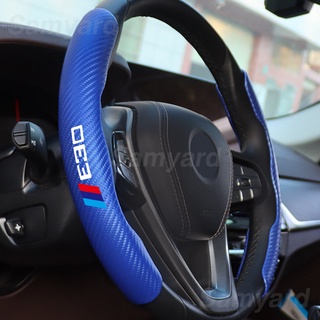 Set 2 Ốp Bảo Vệ Vô Lăng Xe Hơi BMW E30 E36 E39 E46 E60 E61 E70 E71 E90 E91 X1 X3 X5 X6 Bằng Sợi Carbon