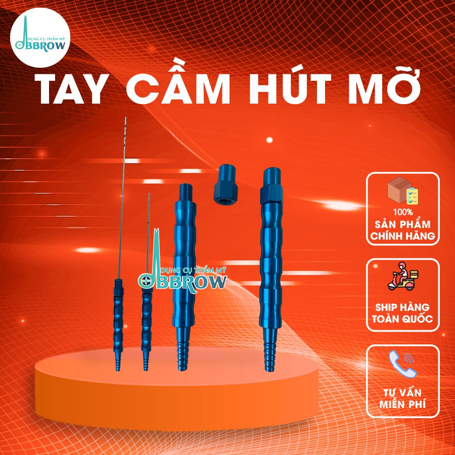 Tay Cầm Hút Mỡ BBROW Chất Liệu Inox Hỗ Trợ Bác Sĩ Thực Hiện Phẫu Thuật TCHM0044