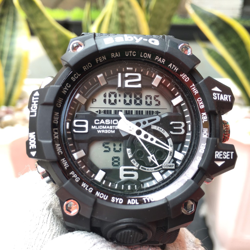 Đồng hồ điện tử thể thao unisex B-A-B-Y-G BBA02, mẫu hottrend giới trẻ 2021, chống nước 3atm, đèn led 7 màu | BigBuy360 - bigbuy360.vn