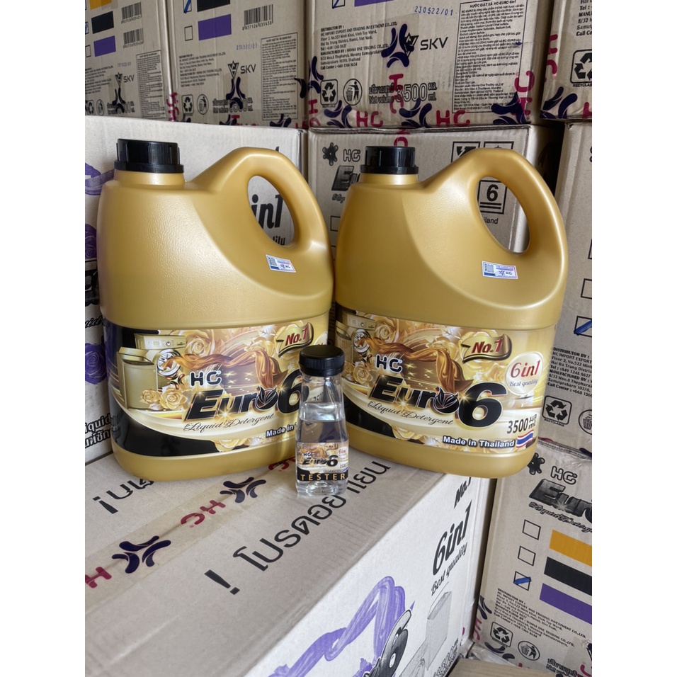 Nước giặt xả HC EURO6 6in1