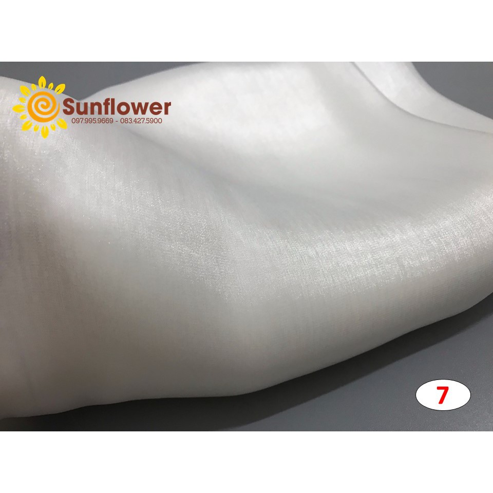 Voan organza tơ óng khổ 1,5m