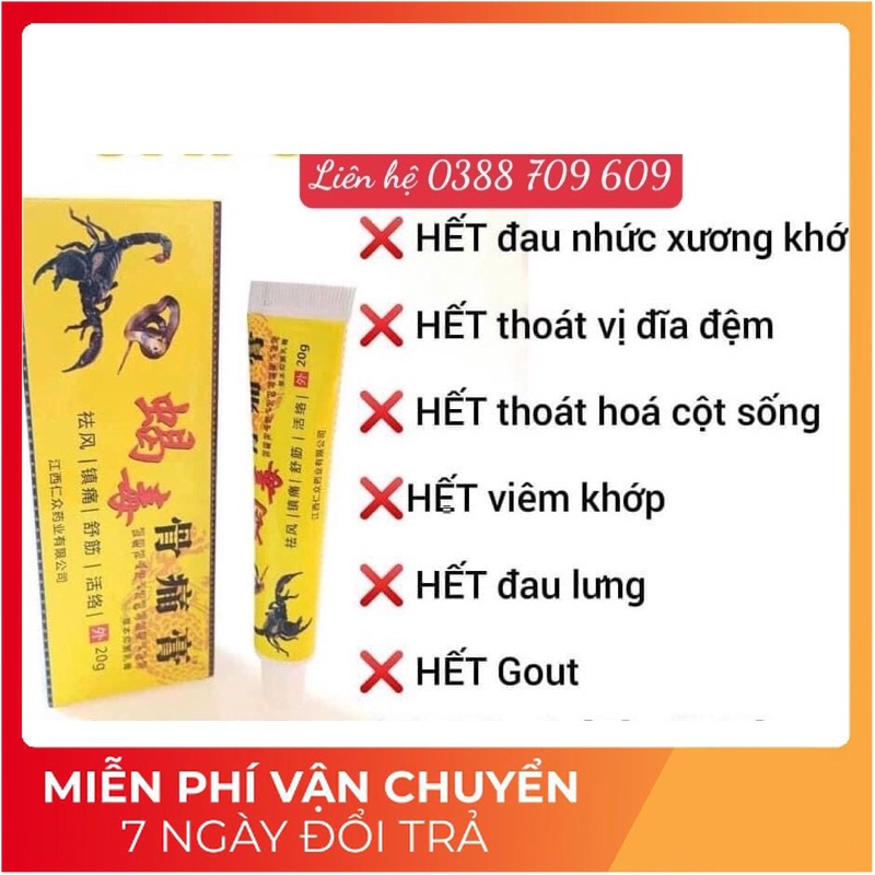 Kem xoa bóp Ngũ Độc Tây Tạng hỗ trợ giảm đau nhức xương khớp (cao_nhien_thith)