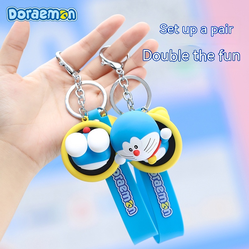 Móc Khóa Hình Doraemon Dễ Thương Dùng Trang Trí mặt dây chuyền chìa khóa ô tô mặt dây chuyền chìa khóa hoạt hình mặt dây chuyền túi xách