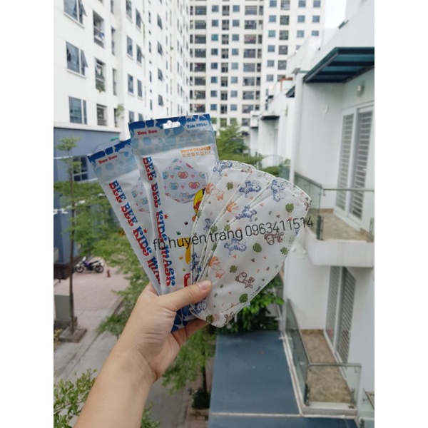 Set 50c khẩu trang KF94 trẻ em 4-10y 👧🧒 | BigBuy360 - bigbuy360.vn
