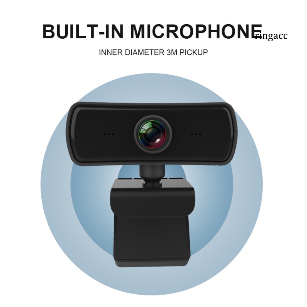 Webcam Rac 2k 2040x1080p Kèm Mic Cho Phòng Thu Phát Trực Tiếp