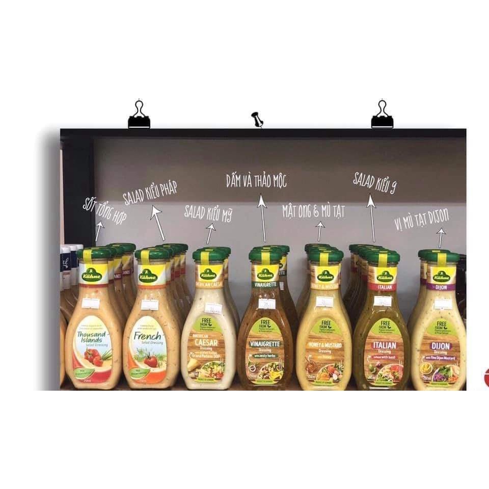Sốt Trộn Salad Hiệu Kiihne Salad Dressing 250ml