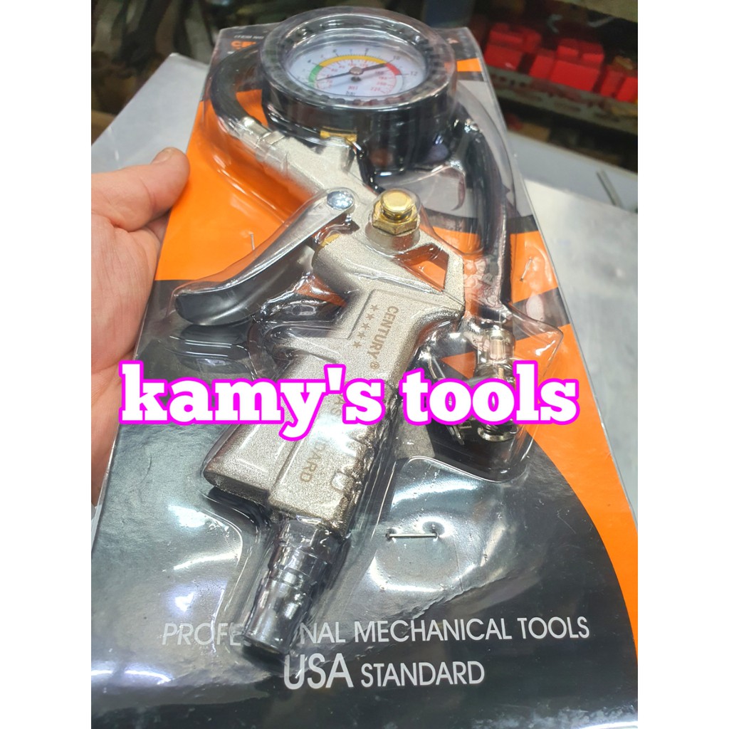 Súng bơm lốp xe ô tô dùng khí nén Century 170327-T và 071031-60MM