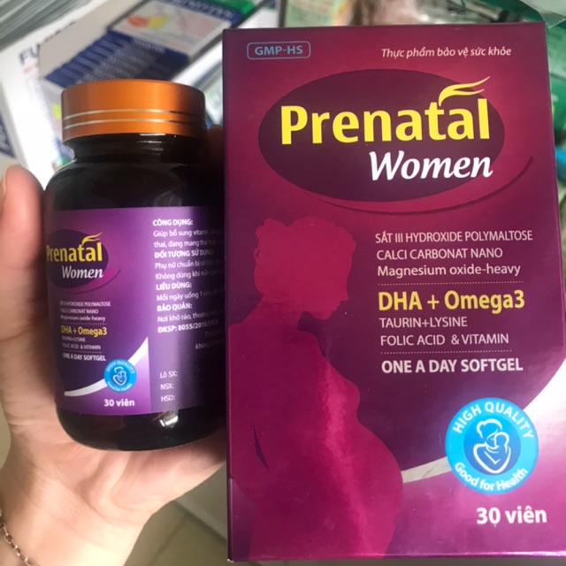 Prenatal sắt và vitamin cho mẹ