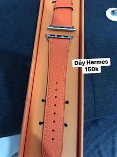 Dây da Hermes Cam - Chất liệu cao cấp