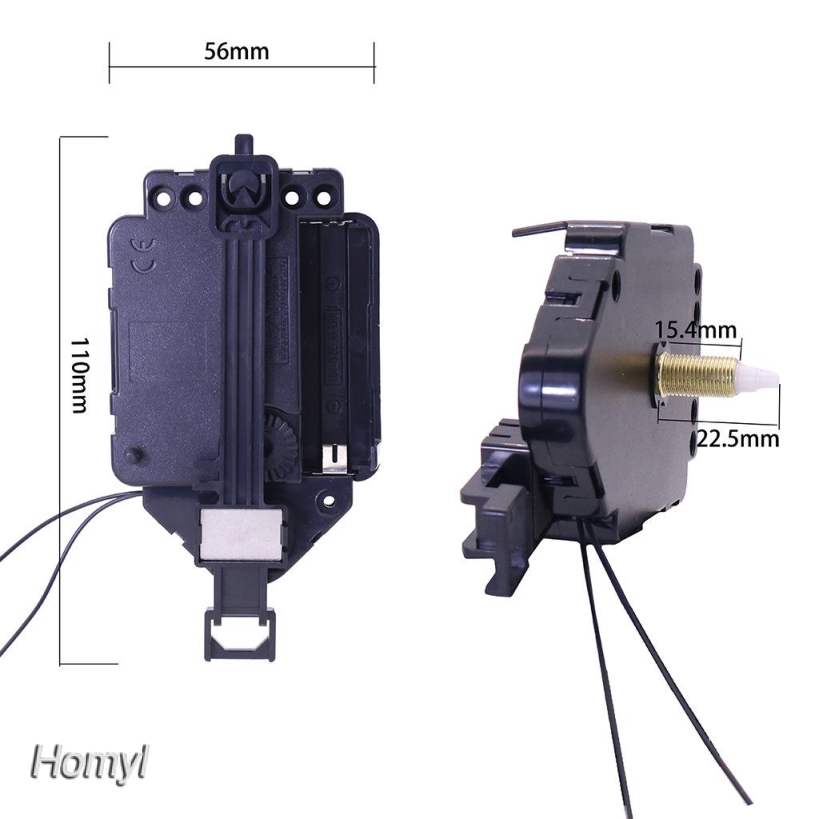 Bộ động cơ đồng hồ quả lắc thay thế kèm phụ kiện