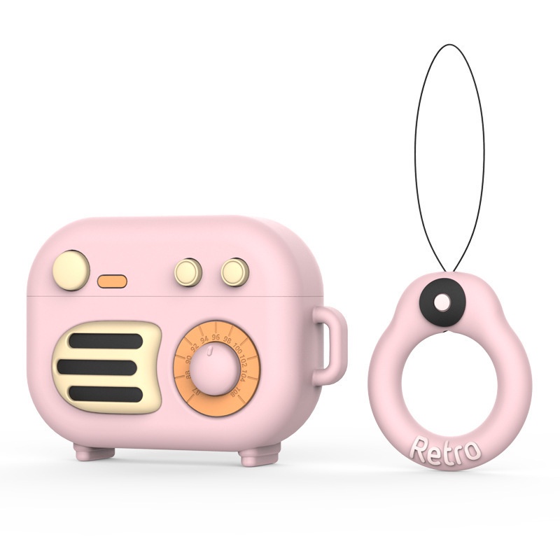 Ốp Case Cho Airpods 3 Hình Radio Retro