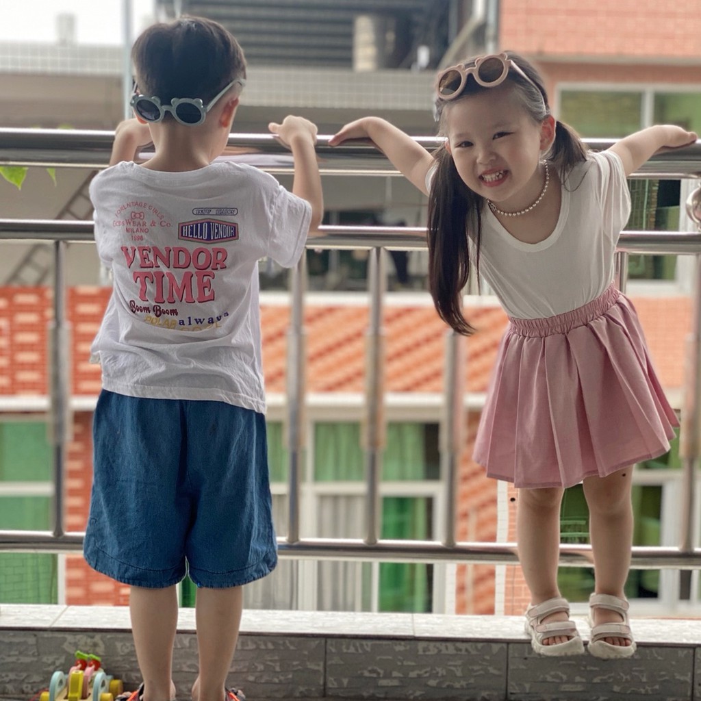 Kính mát hình tai gấu đáng yêu cho trẻ em
