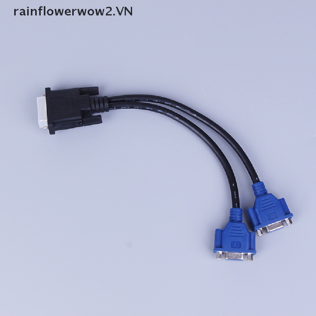 Cáp ChuyểN ĐổI Chữ y DVI-I 24 + 5 Pin Sang 2 / two VGA Chuyên DụNg