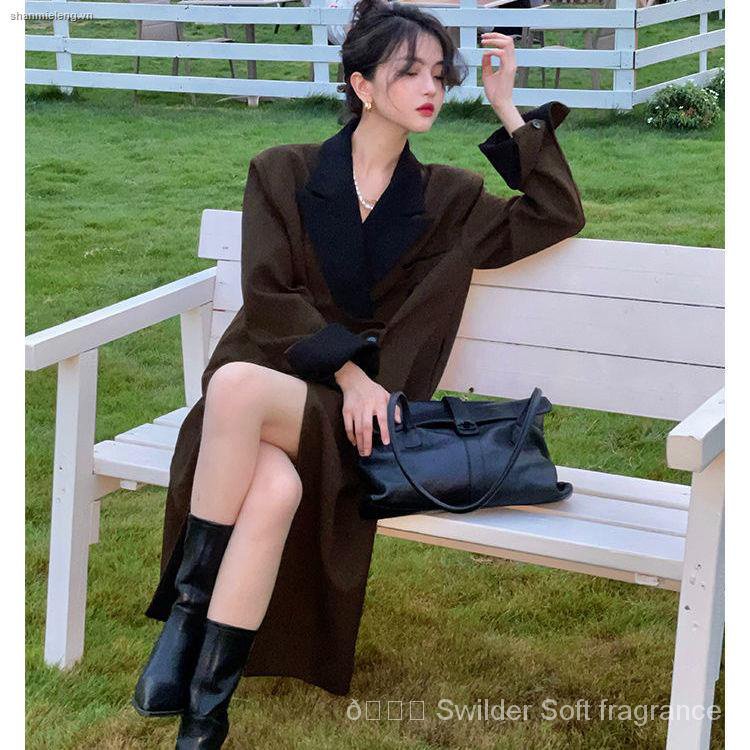 Áo khoác dáng rộng màu sắc cổ bẻ phong cách Hong Kong cổ điển thời trang mùa thu cho nữ
 za4B | BigBuy360 - bigbuy360.vn