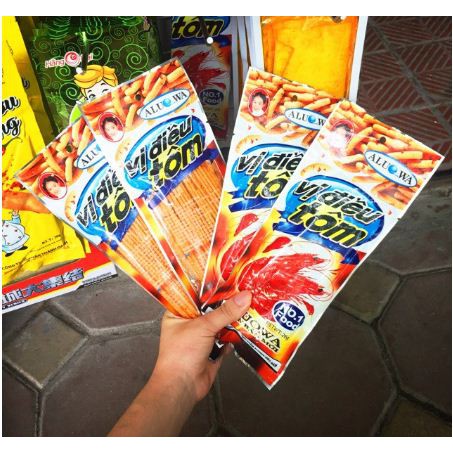 snack vị điều tôm thuythuy