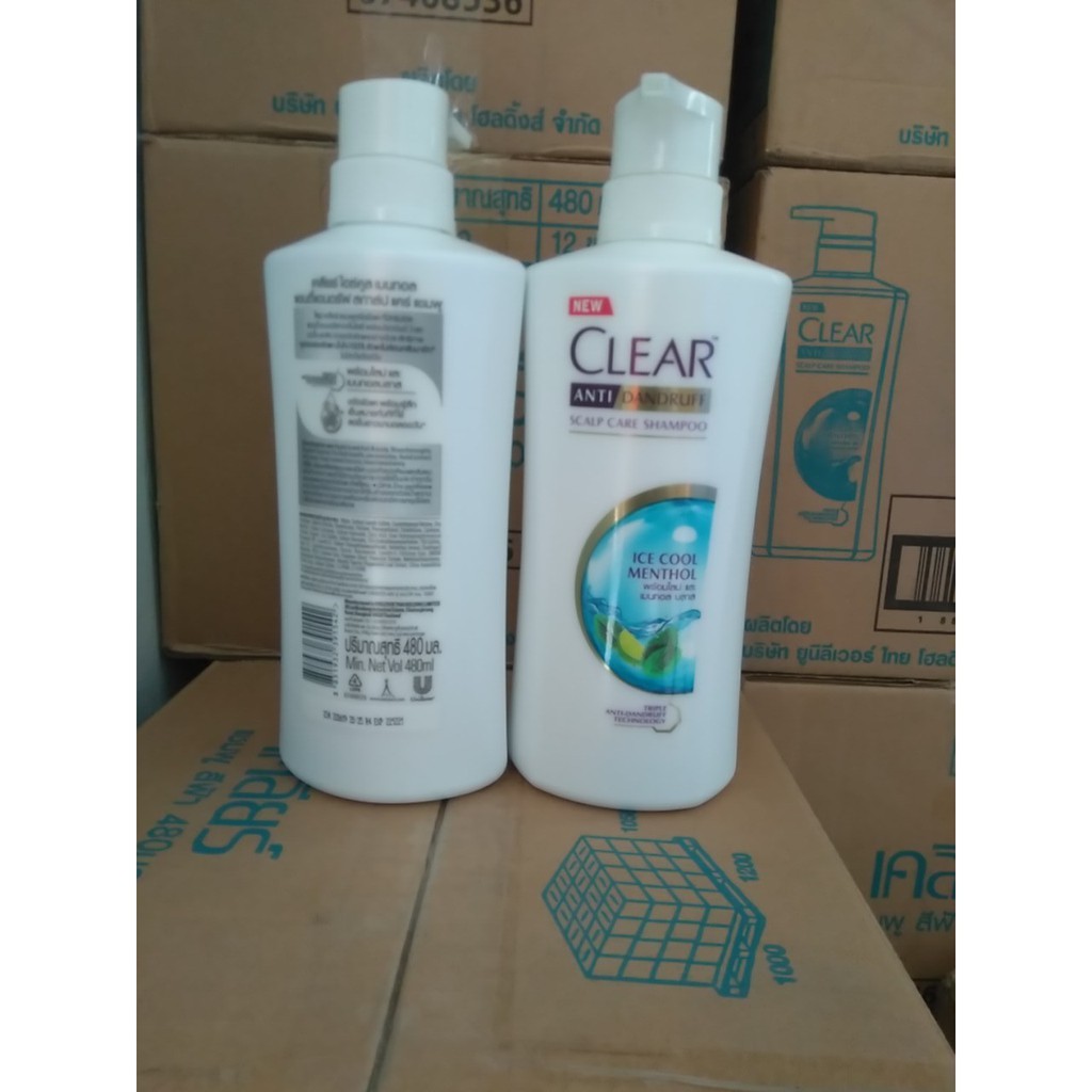 Dầu gội Clear Bạc hà Thái lan 480ml