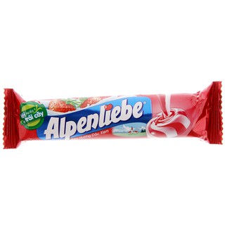 ( Lẻ )Thỏi kẹo sữa Alpenliebe hương dâu 32gr