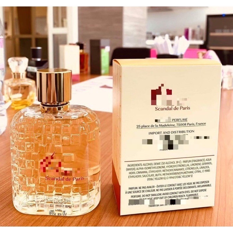 [CHÍNH HÃNG] NƯỚC HOA NỮ SCANDAL DE PARIS - MADE IN FRANCE - SANG TRỌNG VÀ QUYẾN RŨ (100ML)