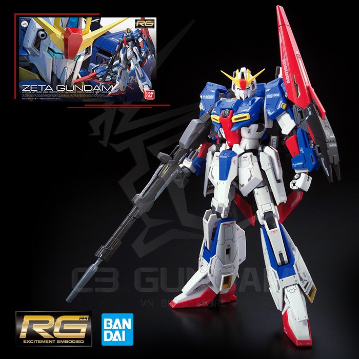 MÔ HÌNH GUNDAM RG 10 1/144 ZETA GUNDAM BANDAI GUNDAM UC