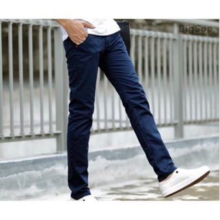 Quần kaki nam dáng hàn quốc màu Xanh đen ( cam kết ảnh thật 100%)